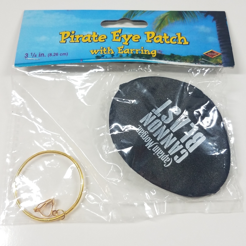 Captain Morgan Pirate Eye Patch, Halloween Costume